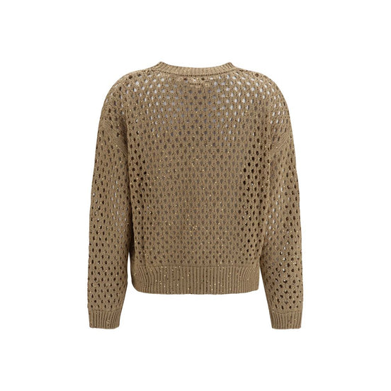 Max Mara Beige Cotton Sweatshirt