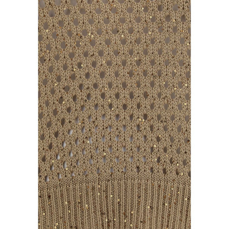 Max Mara Beige Cotton Sweatshirt