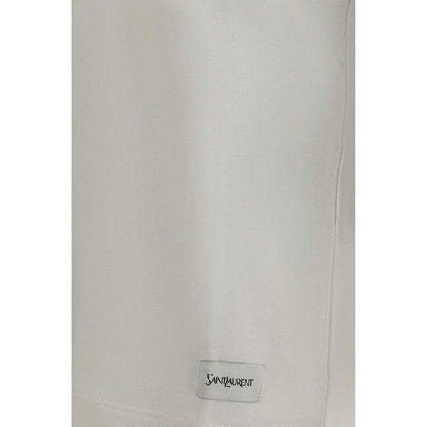 Saint Laurent White Cotton T-Shirt