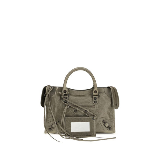 Balenciaga Le City small Gray Lamb Handbag