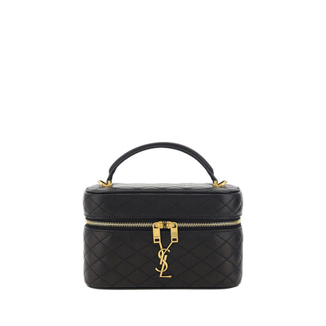 Saint Laurent Vanity Gaby Black Lamb Shoulder Bag
