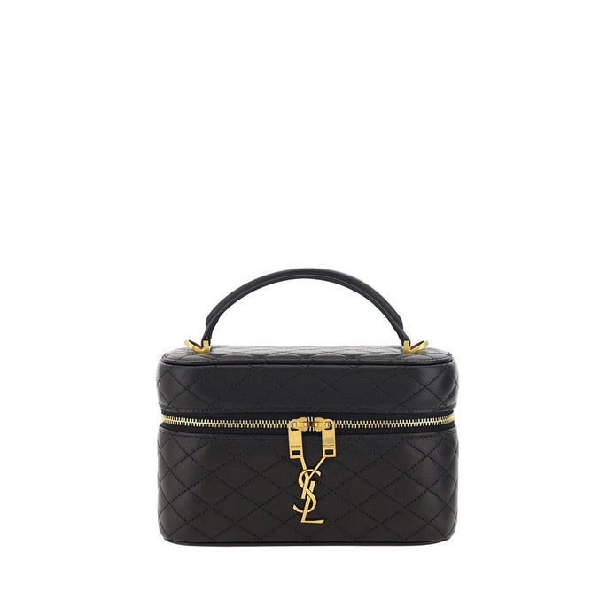 Saint Laurent Vanity Gaby Black Lamb Shoulder Bag