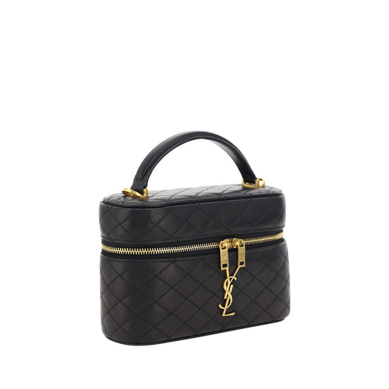 Saint Laurent Vanity Gaby Black Lamb Shoulder Bag