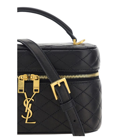 Saint Laurent Vanity Gaby Black Lamb Shoulder Bag