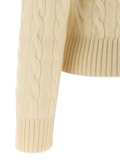 Polo Ralph Lauren White Wool Polo Shirt