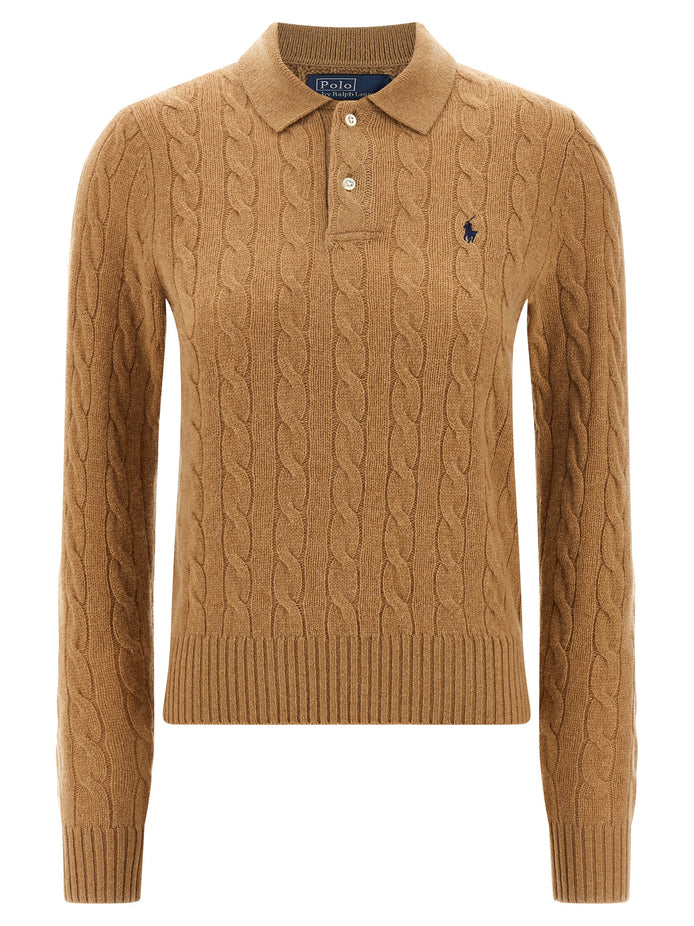 Polo Ralph Lauren Beige Wool Polo Shirt