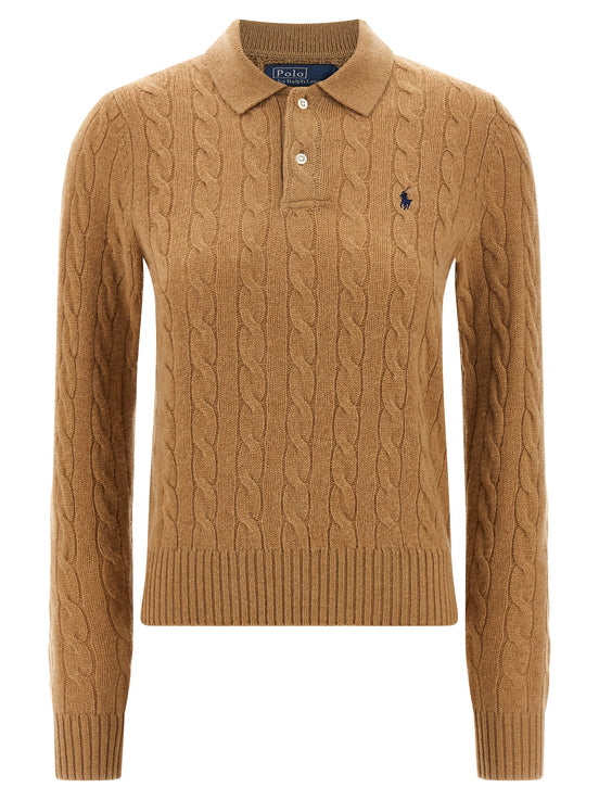 Polo Ralph Lauren Beige Wool Polo Shirt