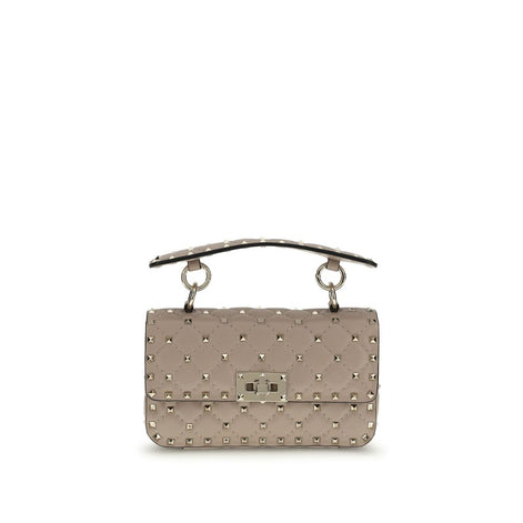 Valentino Garavani Pink Calf Leather Bos Taurus Handbag