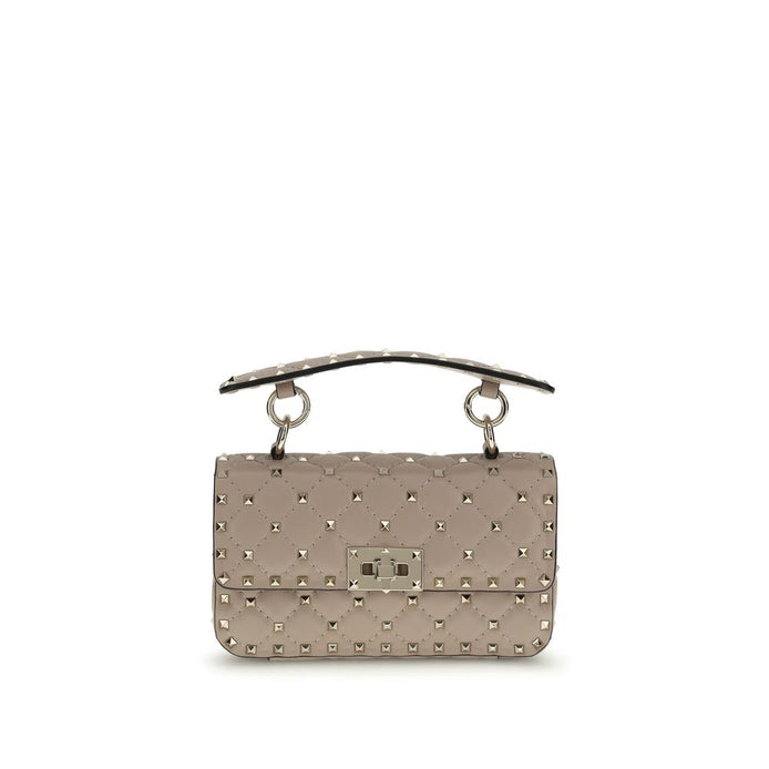 Valentino Garavani Pink Calf Leather Bos Taurus Handbag