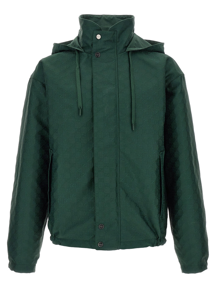 Gucci Bicolor Cotton Shell Jacket