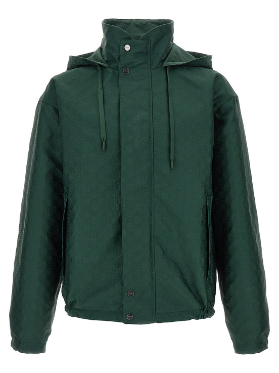 Gucci Bicolor Cotton Shell Jacket