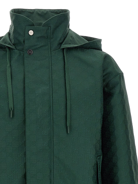Gucci Bicolor Cotton Shell Jacket