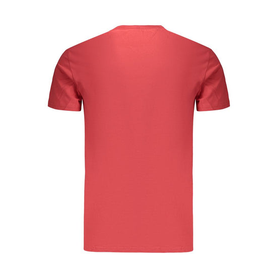 Tommy Hilfiger Red Cotton Men's T-Shirt