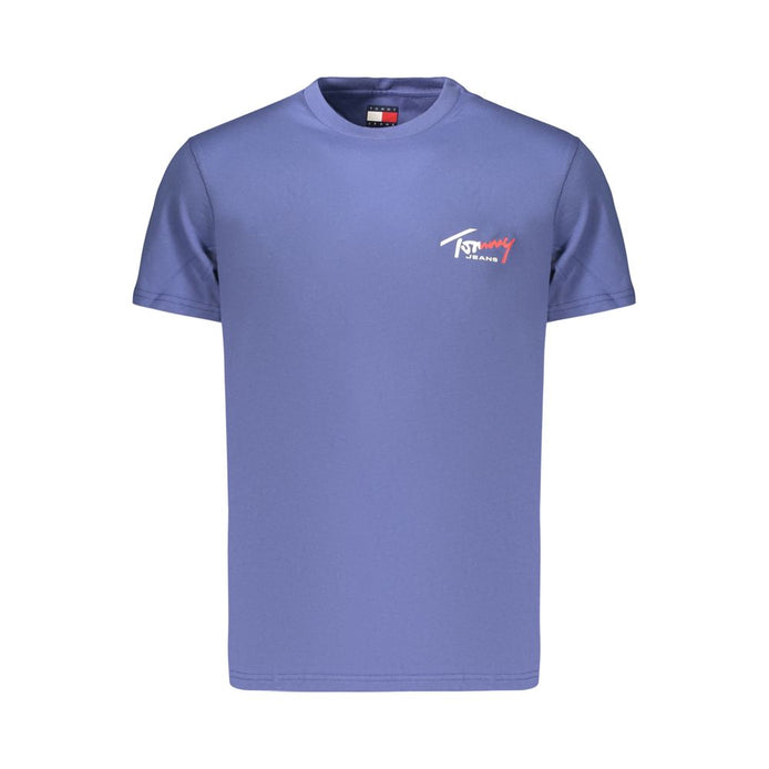Tommy Hilfiger Blue Cotton Men's T-Shirt