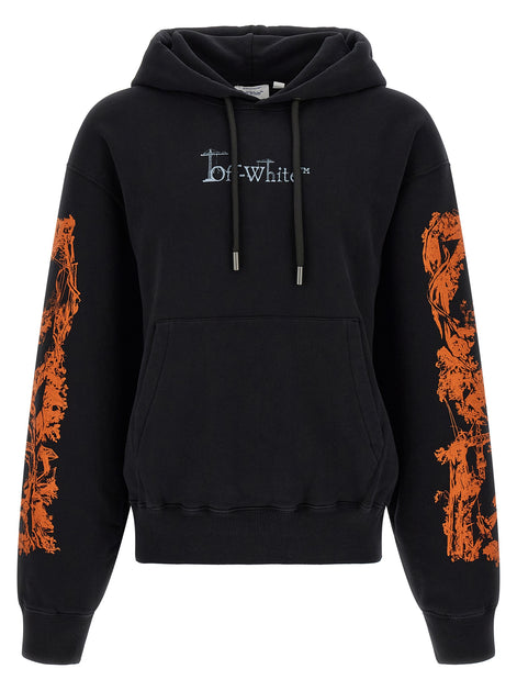 Off-White Black Cotton Sweatshirt