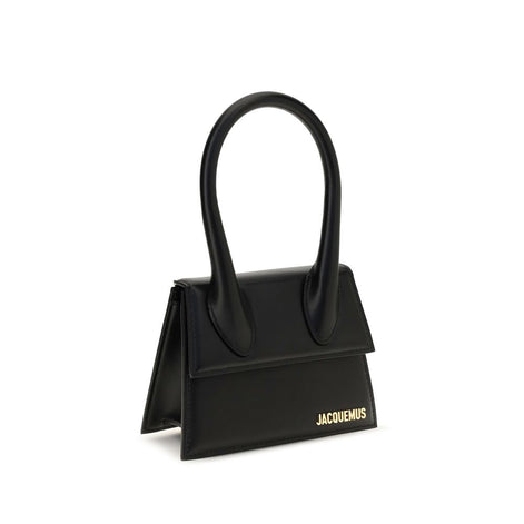 Jacquemus Black Calf Leather Bos Taurus Handbag