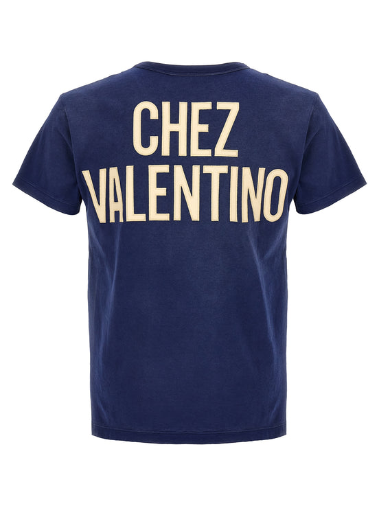 Valentino Garavani Blue Cotton Sportswear