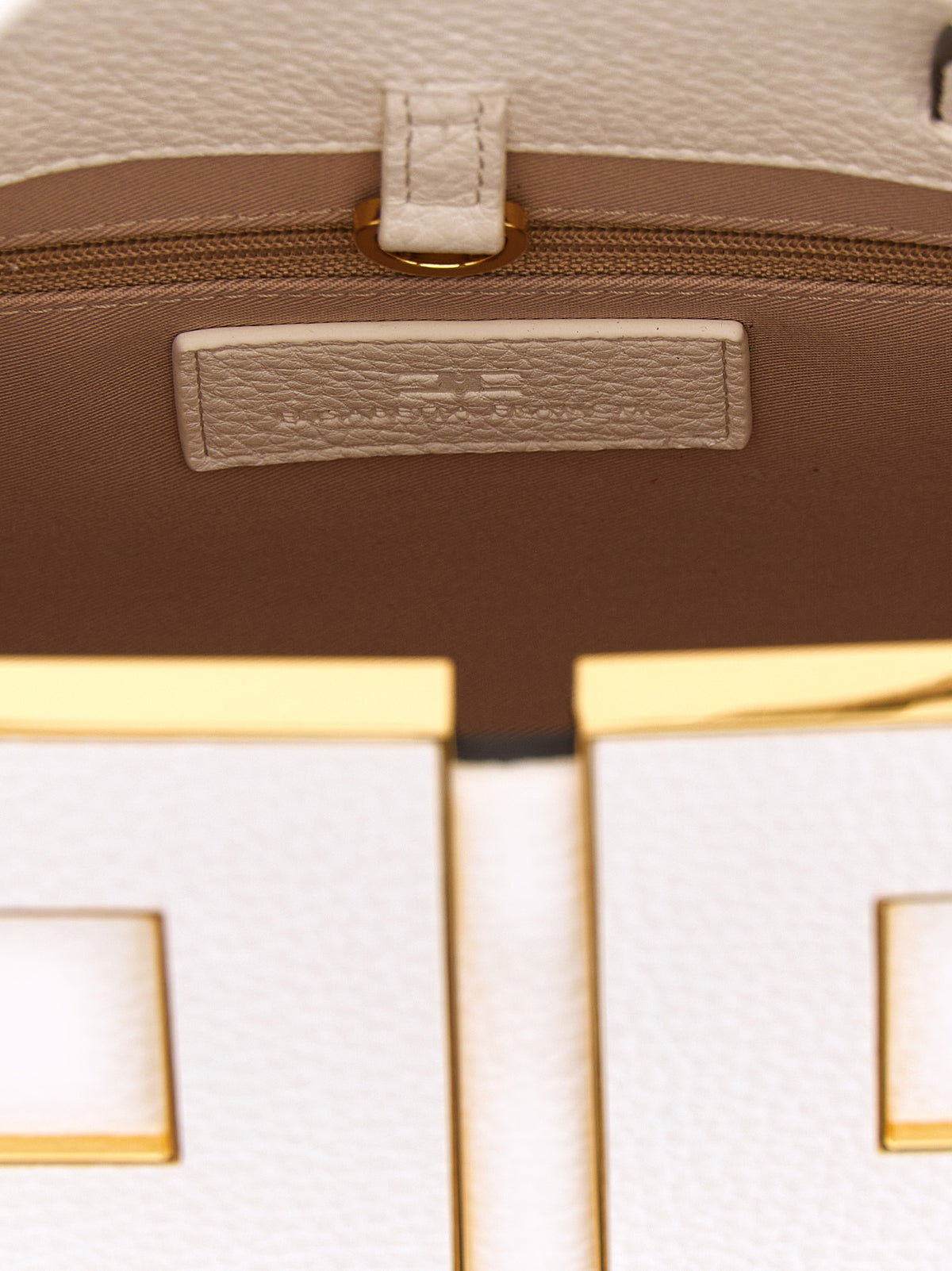 Elisabetta Franchi White Polyester Tote Bag