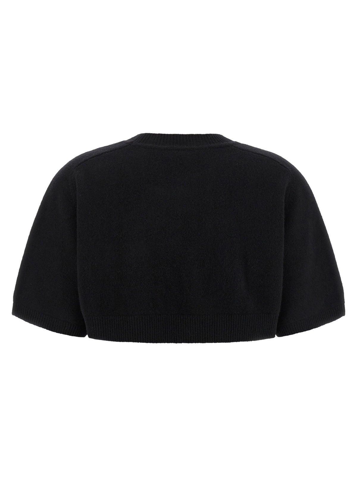 Elisabetta Franchi Black Wool Sweatshirt
