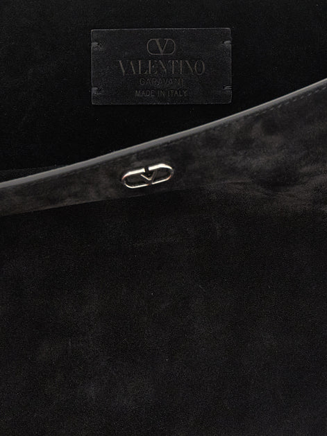 Valentino Garavani Black Calfskin Shoulder Bag
