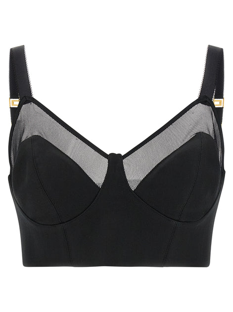 Elisabetta Franchi Black Virgin Wool Tank Tops