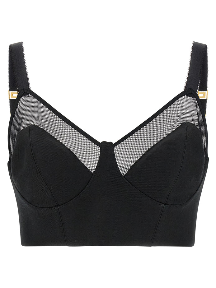 Elisabetta Franchi Black Virgin Wool Tank Tops