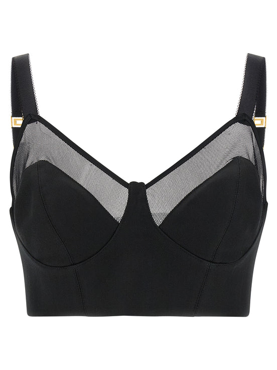 Elisabetta Franchi Black Virgin Wool Tank Tops