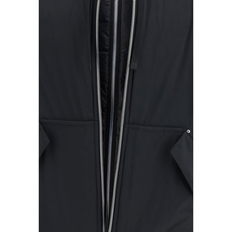 Moose Knuckles Black Nylon Full-Length Jacket