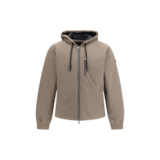 Moose Knuckles Beige Nylon Full-Length Jacket