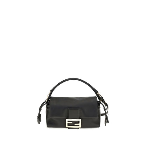 Fendi Black Lamb Ovis Aries Aries Shoulder Bag