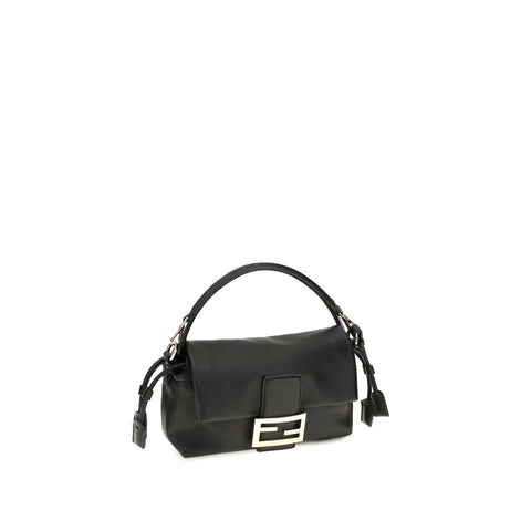 Fendi Black Lamb Ovis Aries Aries Shoulder Bag