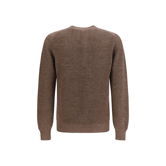 Brunello Cucinelli Brown Linen Sweatshirt