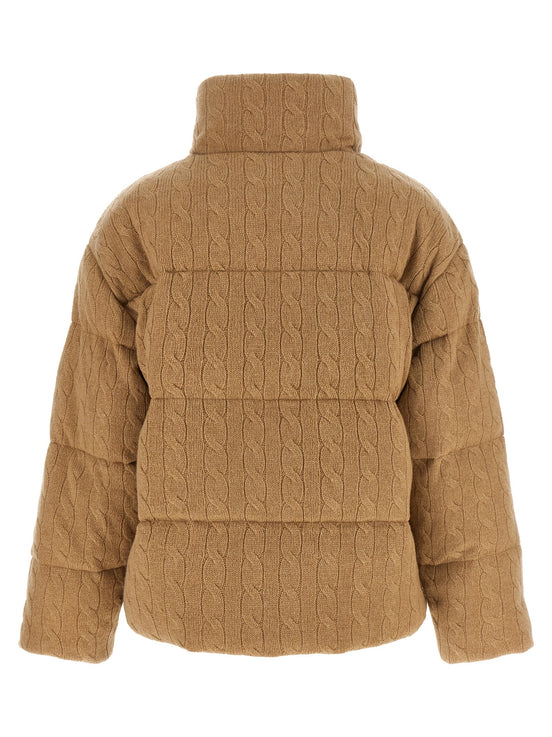 Polo Ralph Lauren Beige Wool Full-Length Jacket