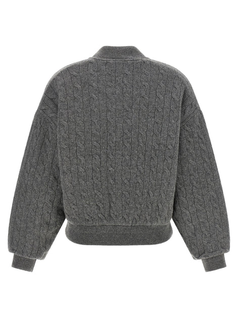 Polo Ralph Lauren Gray Wool Bomber