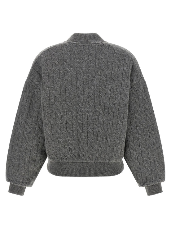 Polo Ralph Lauren Gray Wool Bomber