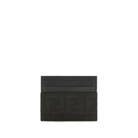 Fendi Black Polyester Wallet