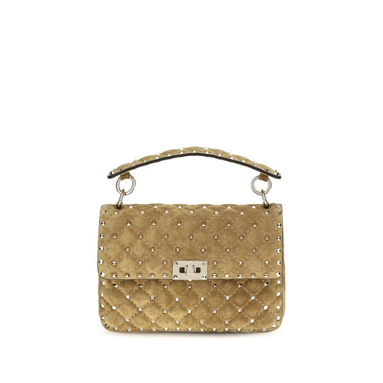 Valentino Garavani Beige Calf Leather Bos Taurus Shoulder Bag