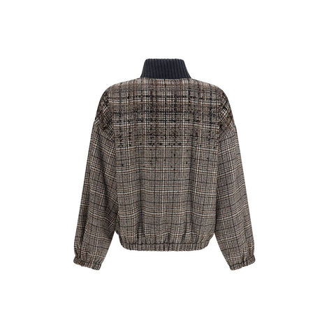 Brunello Cucinelli Beige Polyamide Full-Length Jacket