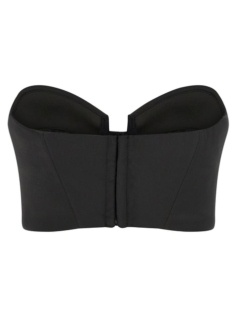 Elisabetta Franchi Black Polyester Tank Tops