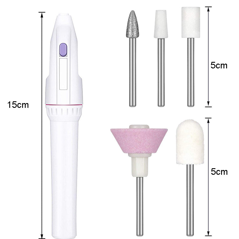 Mini Electric Nail Polisher Set