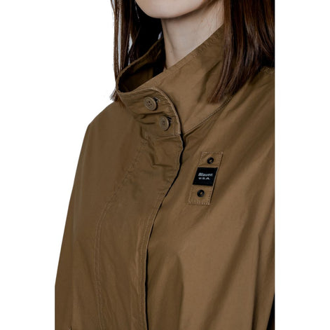 Blauer Bicolor Cotton Parka