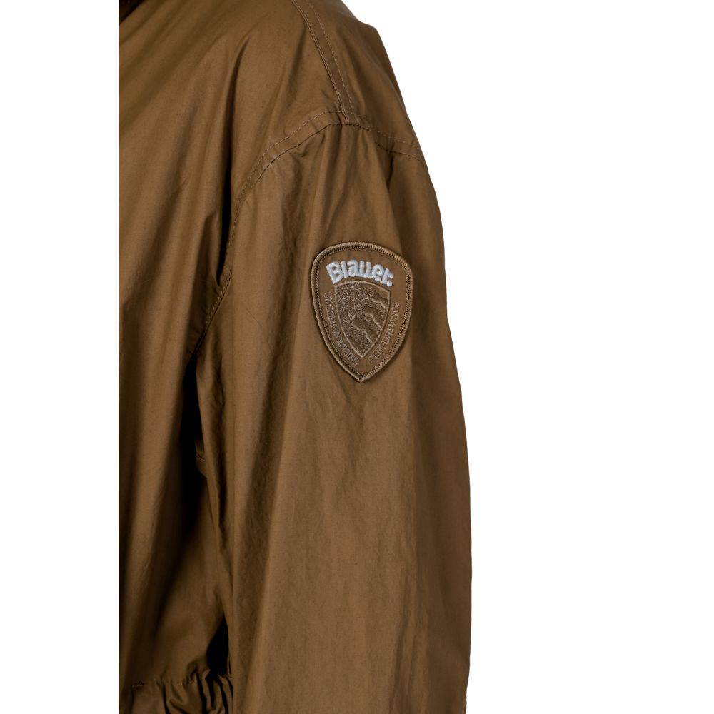 Blauer Bicolor Cotton Parka