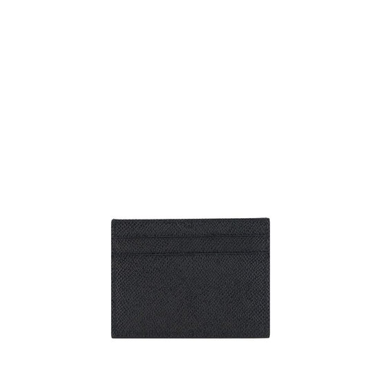 Dolce & Gabbana Black Calf Leather Bos Taurus Wallet