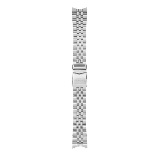 Bobroff Silver Stainless Steel Bracelet Watch
