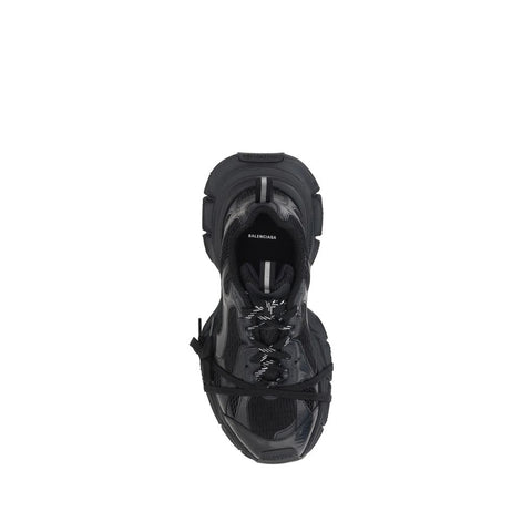 Balenciaga 3XL Black Polyethylene Athletic Sneakers