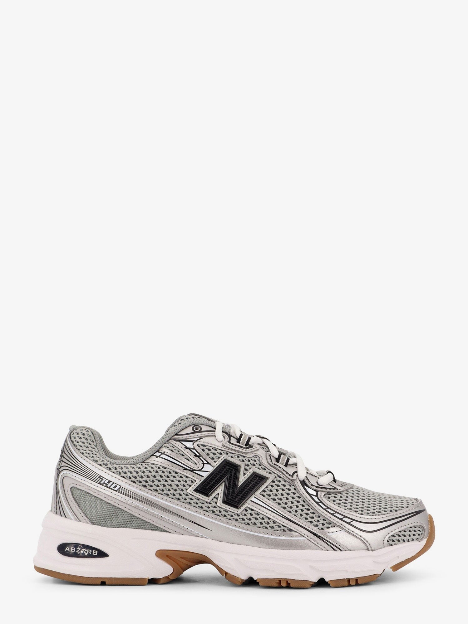 740 mesh sneakers with leather inserts