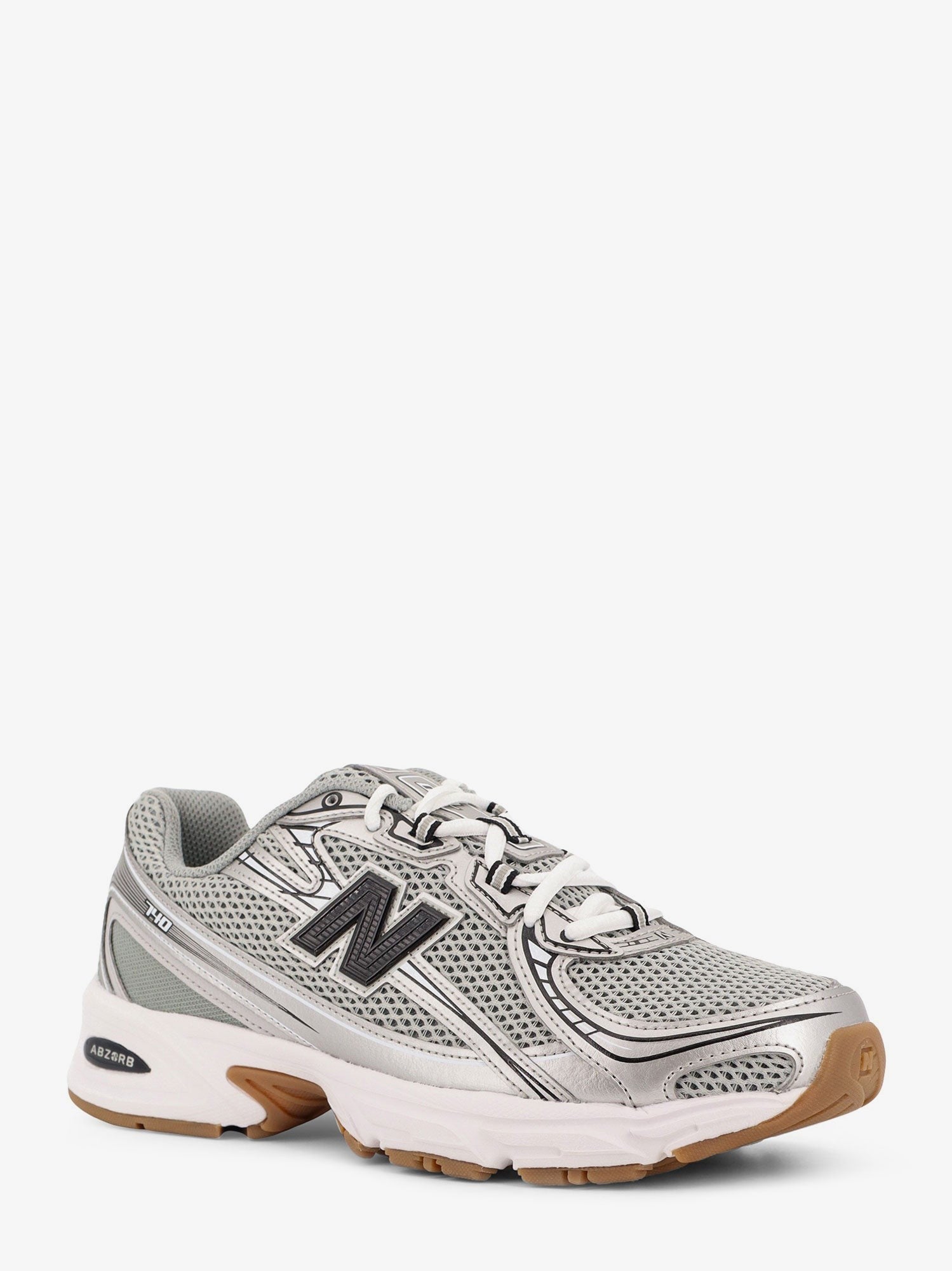 740 mesh sneakers with leather inserts