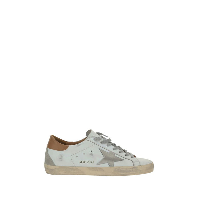 Golden Goose Superstar White Leather Superstar Sneakers