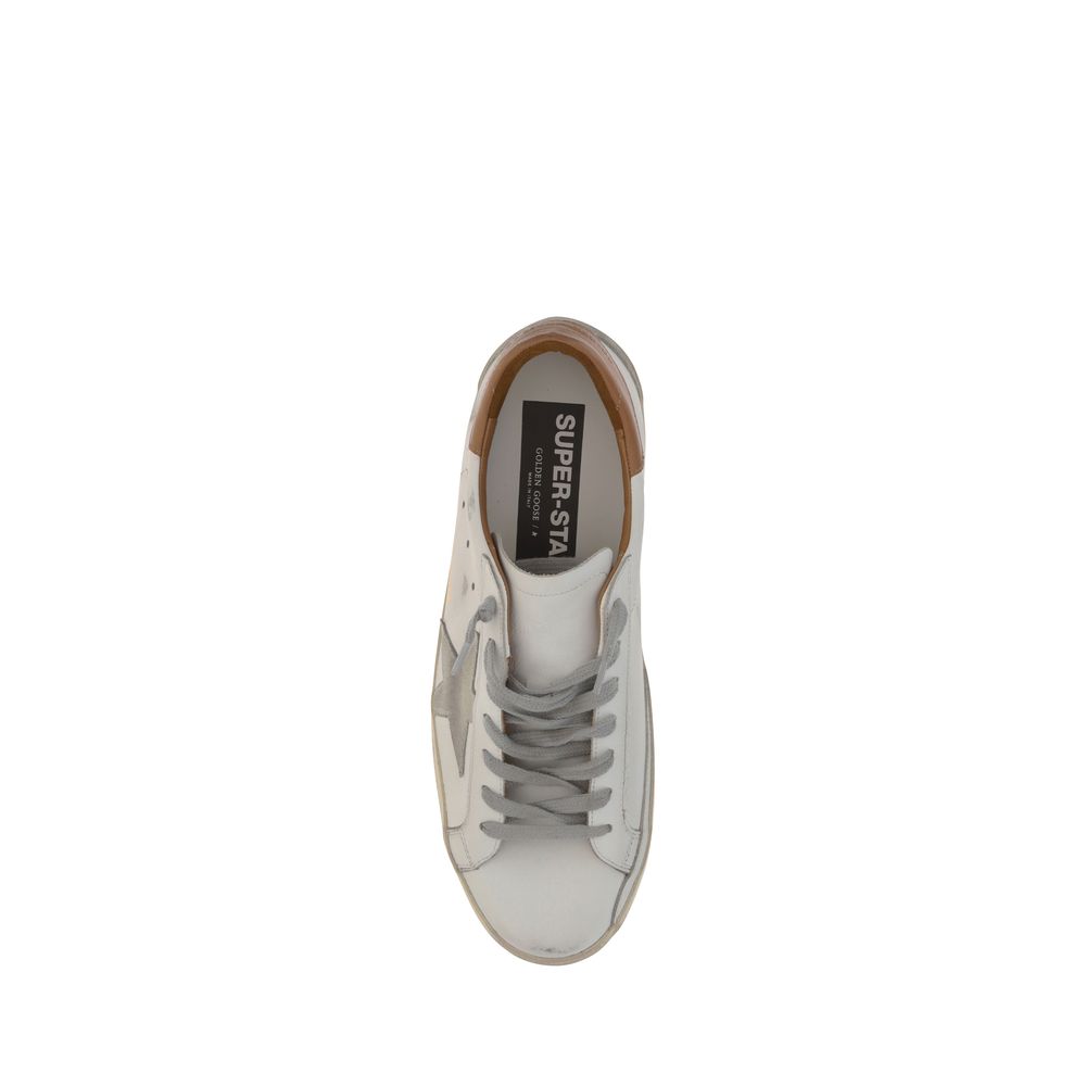 Golden Goose Superstar White Leather Superstar Sneakers
