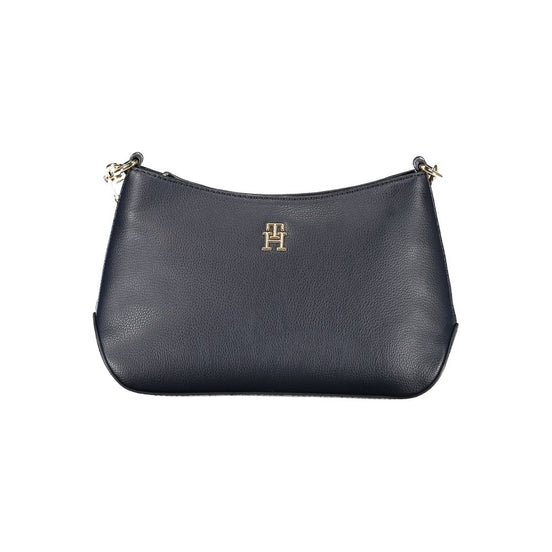 Tommy Hilfiger Blue Polyester Women Shoulder Bag